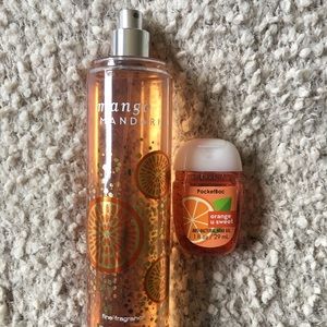 Bath and Body Works Orange scented Bundle!